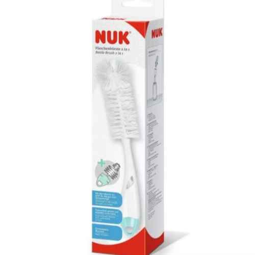 Четка за шише и биберон NUK 2в1, MINT