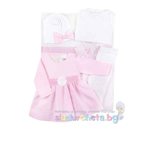 Комплект за изписване Комес, Цветя в розово-EbRwW.jpeg