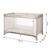 Бебешка кошара 1 ниво Lorelli Carina, Pink Stars-Ebw3J.jpeg