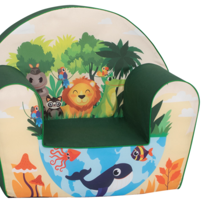 Детски фотьойл Delta Trade, Джунгла край океана