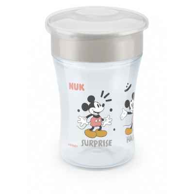 Чаша 360° NUK Magic Cup Mickey 8м+ 230ml, сива