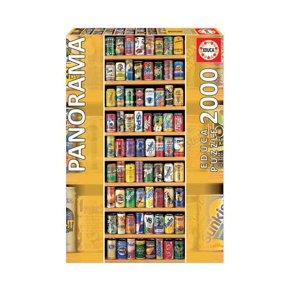 Панорамен пъзел Educa, Колекция от кенчета, 2000 части-EuZrn.jpeg