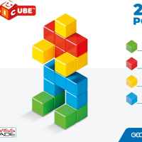 Магнитен конструктор Geomag Magicube, Full Color, 24 части-ExrMa.jpeg