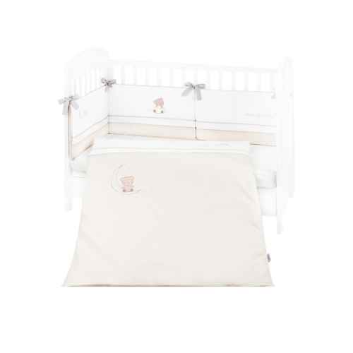 Бебешки спален комплект с бродерия Kikka Boo 2 части EU style, Dream Big Beige