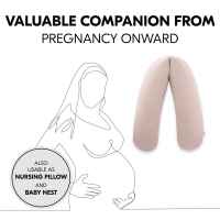 Възглавница за кърмене Hauck Nurse N Care, 140/80 см, Smoky Pink-FCZOQ.jpeg