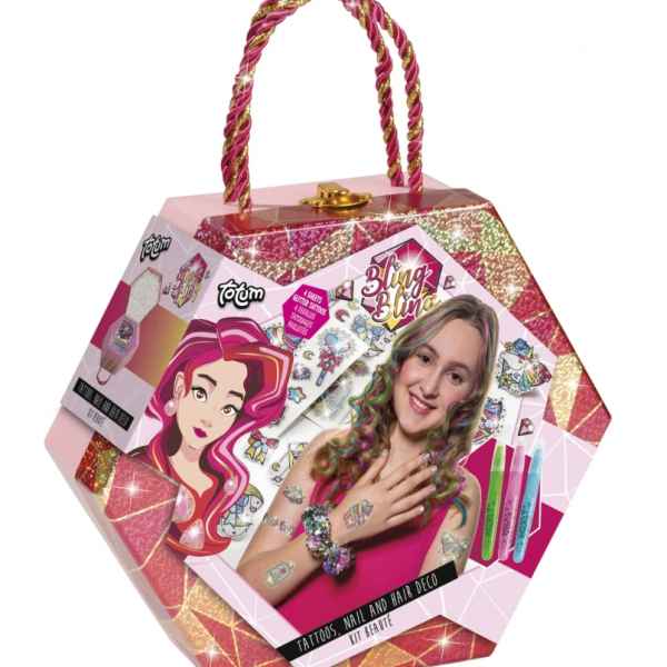 Творчески комплект Totum, Тебешир за коса и бляскави татуировки, 8 части-FEho9.jpeg