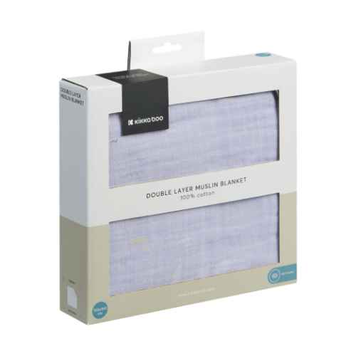 Бебешко одеяло от муселин двупластово Kikka Boo, 100х100 см Seally Me