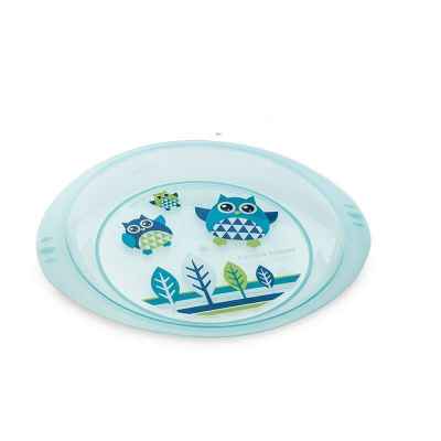 Детска чиния Canpol Owls, синя