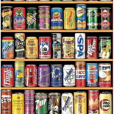 Пъзел Educa, Колекция от кенчета Миниатюра, 1000 части