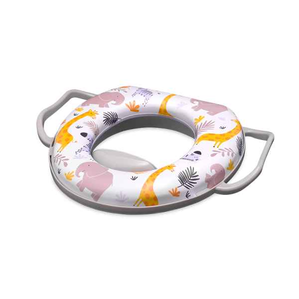 Мека приставка с дръжки Lorelli, Grey Animals-FcaTE.jpeg