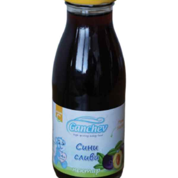 Бебешки нектар Ganchev, Сини сливи 4м 250 мл-Ff1xX.jpeg