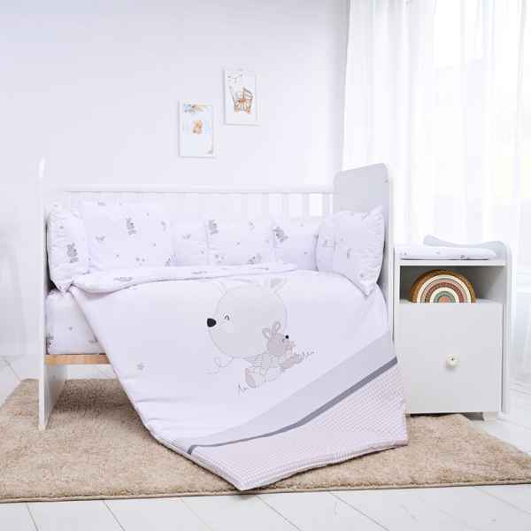 Сет Lorelli 4 части, Little Rabbits сиво-Fh8Rr.jpeg