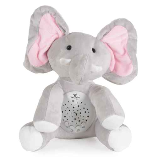 Нощна лампа и прожектор с бял шум Cangaroo Lulo, Elephant