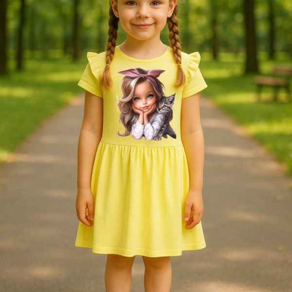 Детска рокля Светли, жълта-FvYve.jpeg