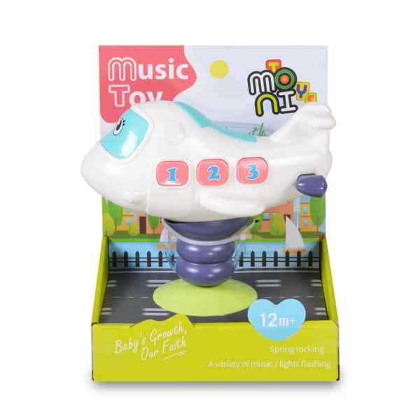 Бебешки музикален светещ самолет Moni-G54pG.jpg