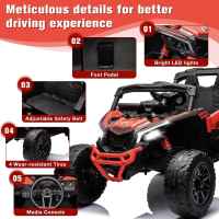 Акумулаторен джип JJ Can-Am Maverick 4x4 UTV 24v, двуместен бежов металик-G5oTQ.jpeg