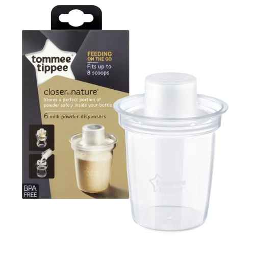 Диспенсър за адаптирано мляко Tommee Tippee, 6бр.