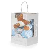 Одеяло Cangaroo 90/75 см с играчка Addie Bear, син-GA6ED.jpeg