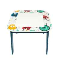 Комплект детска двустранна маса с 2 стола за редене на конструктори тип LEGO GINGER, GHOSTS-GCUQa.jpg