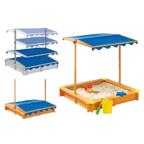 Детски дървен пясъчник Ginger