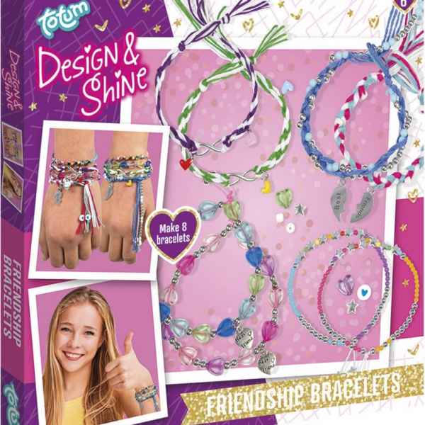 Творчески комплект, Totum, Направи си сам гривни за приятелство, 8 броя-GJLMN.jpeg