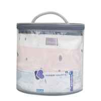 Комплект кош за аксесоари 2 бр Kikka Boo, 22см и 18см Bear with me Pink-GPgqD.jpeg