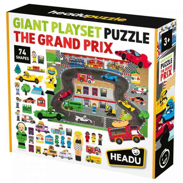Образователен пъзел Headu, Giant Playset, The Grand Prix, 42 части-GRqe7.jpeg