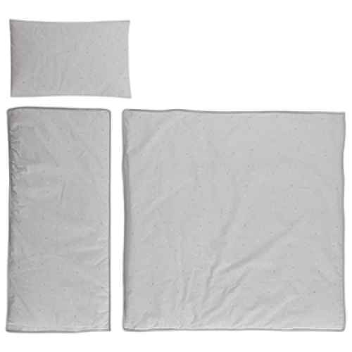 Сет за бебешка количка Lorelli, зимен ранфорс, Сиво небе S