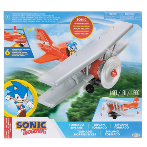 Игрален комплект Jakks Pacific със Торнадо самолет и Соник