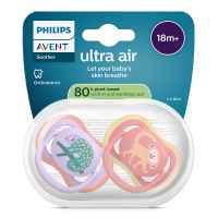 2 бр. залъгалки Philips Avent Ultra Air 18м+ хамелеон и маймунка, лилаво-GaFCJ.jpeg