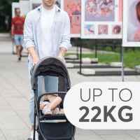 Лятна бебешка количка Kikka Boo Alexa, Peach-GrHv2.jpeg