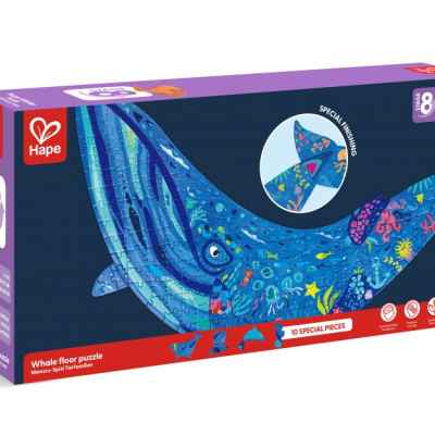 Пъзел за под Hape, Кит, 200 части