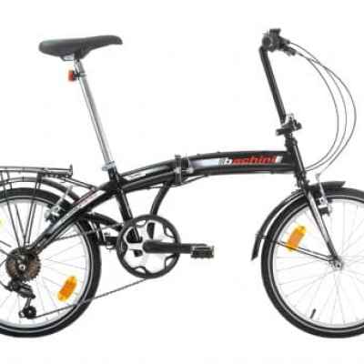 Велосипед Bachini Folding 20, червен/ черен