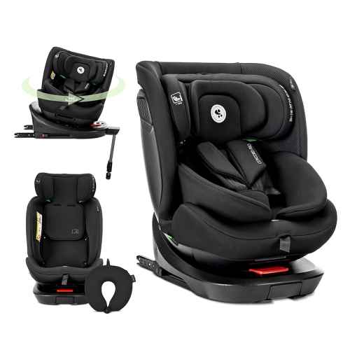 Столче за кола Lorelli Concord Pro i-Size ISOFIX Support Leg 360, Black