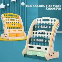 Комбинирана детска етажерка за книги и играчки Feelkids, червена-HBI8M.jpeg