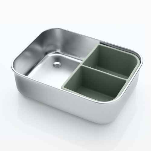 Кутия за обяд Reer силикон/стомана