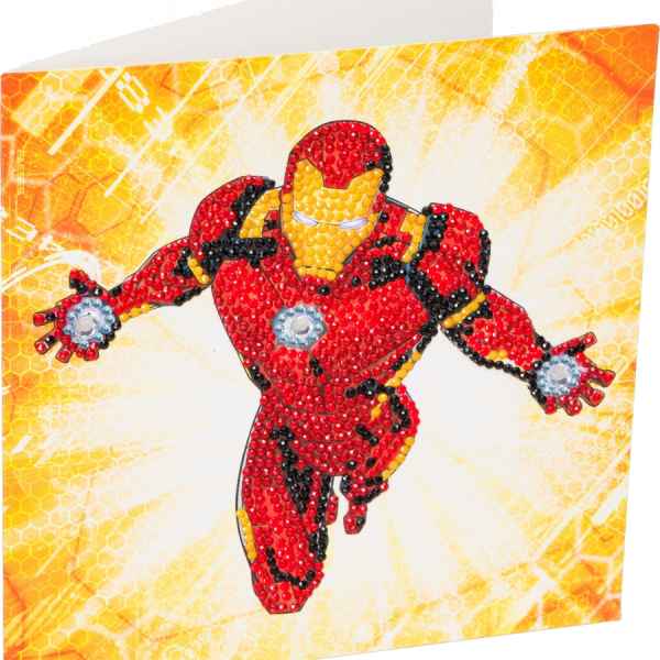 Комплект поздравителна картичка с диамантен живопис Craft Buddy, Железният човек-HNyPv.jpeg