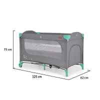 Бебешка кошара Cangaroo Skyglow 2, мента-HPaPl.jpeg
