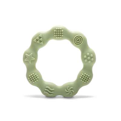 Силиконова гризалка Lorelli РИНГ, FRESH GREEN