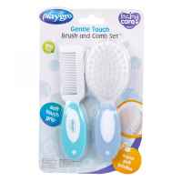 Комплект бебешки гребен и четка за коса Playgro Gentle Touch, 0м+-HUypo.jpeg