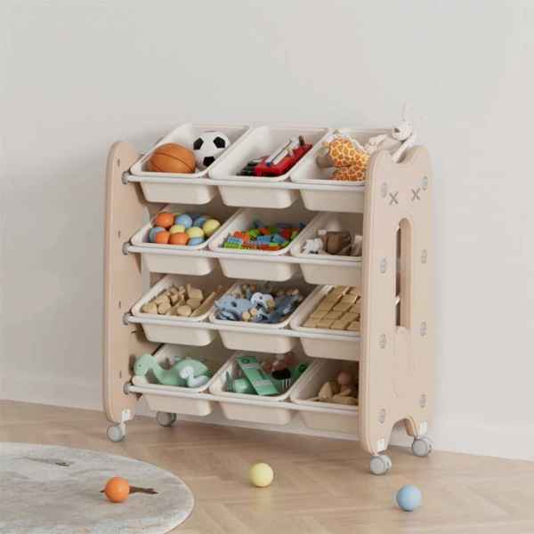 Подвижен пластмасов органайзер за детски играчки Feelkids, кафяв-HV8Jl.jpeg