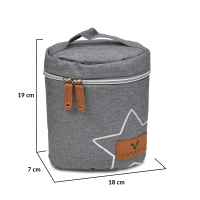 Термочанта за шишета Cangaroo Charlie, тъмносив-HfEDX.jpeg