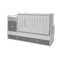 Бебешко легло Lorelli TREND PLUS, БЯЛО/STONE GREY-HspbZ.jpeg