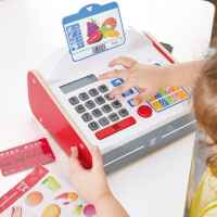 Дървена играчка Hape, Касов апарат-Htbns.jpeg