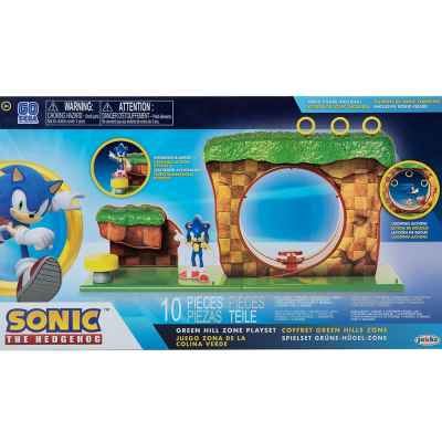 Игрален комплект Jakks Pacific Соник, Зелен хълм