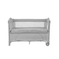 Бебешка кошара на две нива Kikka Boo Milky Way, Grey 2023-HtmIn.jpg