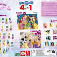 Игрален комплект Educa, Дисни принцеси, Домино, Мемори и 2 пъзела-I7eyO.jpeg