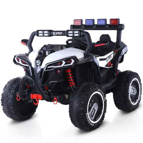 Акумулаторен джип Moni Beast, бял