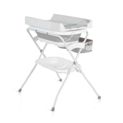 Бебешка вана със стойка и повивалник Cangaroo Como, сива