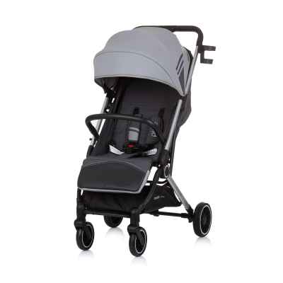 Лятна бебешка количка Chipolino PIXIE, пепелно сив